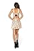 LoveLiness Women Marauders Map Print Knee-length Pleated Skater Dress