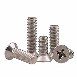 20pcs M5 x 90 mm Phillips Flat Head Machine Screw