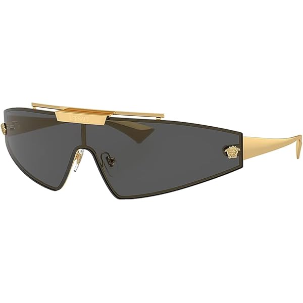 Amazon.com: Versace Unisex Sunglasses Gold Frame, Clear