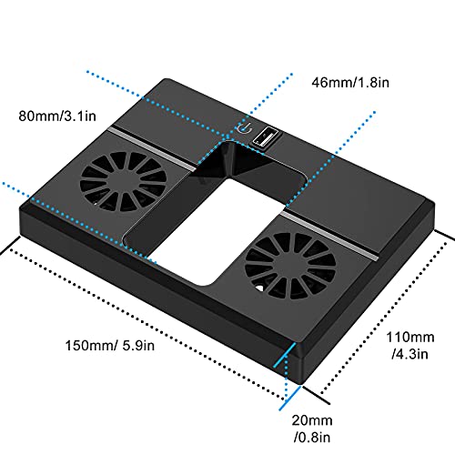 USB Cooling Fan for Xbox Series X External Cooler Game Console