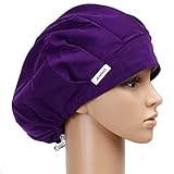 Outsport Single Color Bouffant Hat Scrub Caps Surgical for Adult