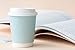 SafeWare White Coffee Cup Set - 100 Pack Disposable Coffee Cups with Lids 12 oz, Perfect for Hot Beverages, Expresso, Latte, Tea, Hot Chocolate, Includes Stirrers and Sleeves, To-Go Design