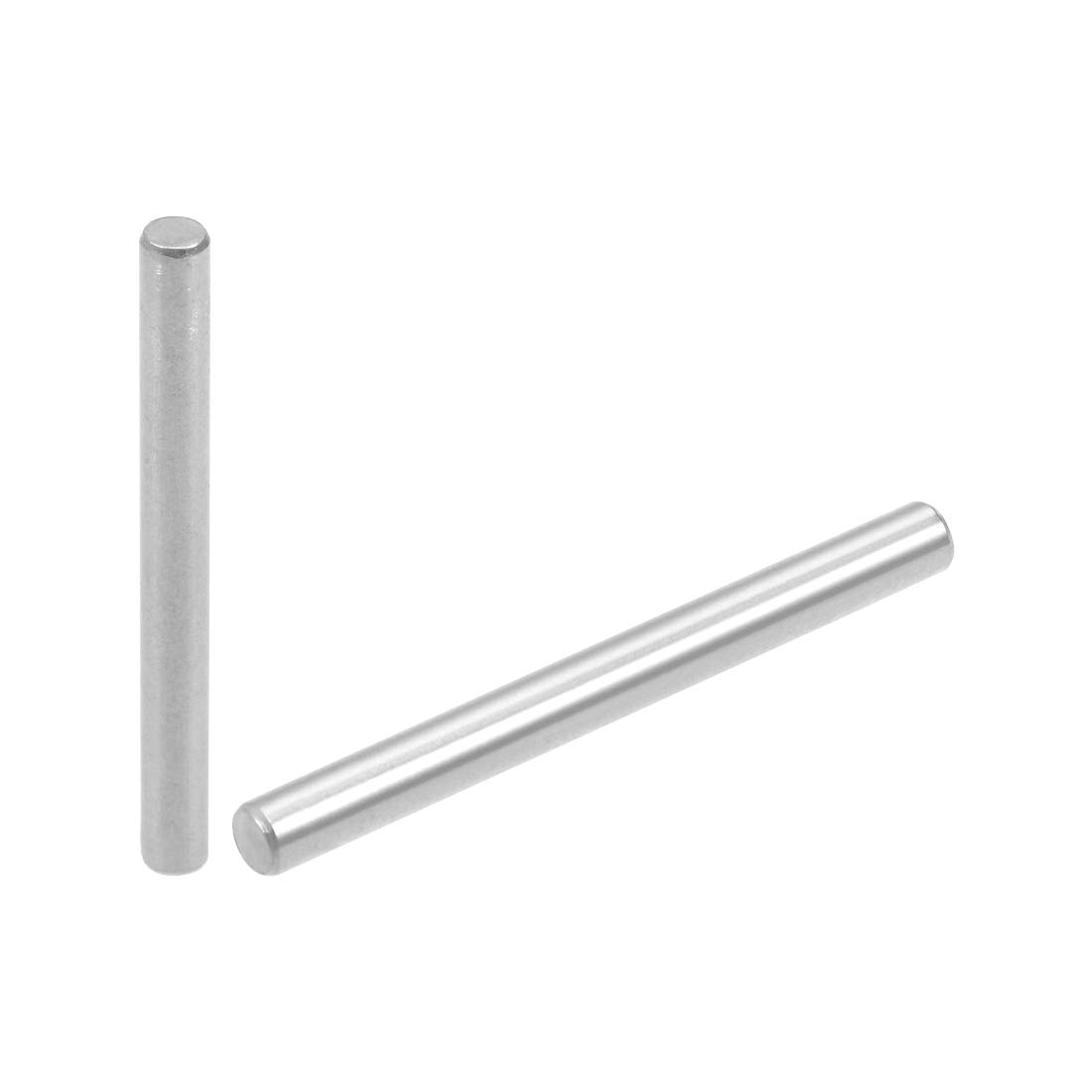 sourcing map 50Pcs 3mm x 32mm Dowel Pin 304 Stainless Steel Shelf Pegs Support Shelves Silver Tone