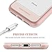 BENTOBEN iPhone Xs Case (2018), iPhone X Case, Slim Clear Crystal Shockproof Detachable Hard Back Reinforced Frame Bumper 2 in 1 Protective Case for Apple iPhone Xs/iPhone X/10 (5.8 inch), Rose Gold