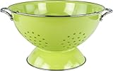 Calypso Basics by Reston Lloyd Powder Coated Enameled Colander, 5 Quart, Lime