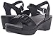 Dansko Women's Sue Black Full Grain Wedge Sandal