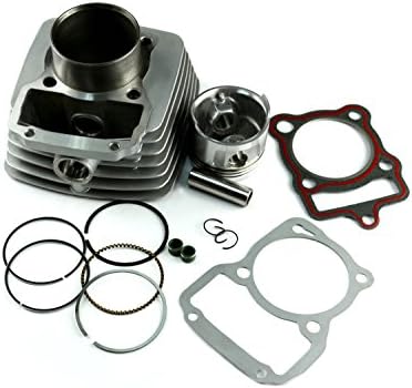 Aluminum Motorcycle Cylinder Kit CG150 Bore 62mm for 4 Strokes Honda Engine 150cc Scooter Dirt Bike Street Bike ATV (CG150)
