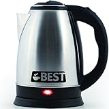 Best Electric Tea Kettle, Version 2.0 Stainless Steel 2.0L Capacity