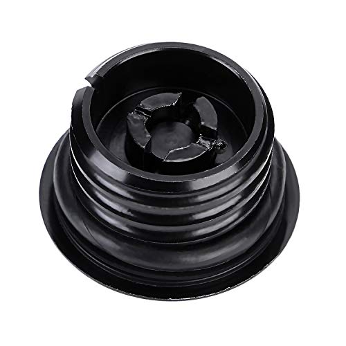 CICMOD Flush Pop Up Reservoir Gas Cap Vented Fuel Tank Screw for Harley Davidson Black