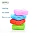 4PCS Portable 4 Slots Capsules Cross Pill Case Box,Random Color