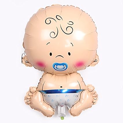 kingken Cute Ballon Aluminium Film für Baby-Dusche Geburtstag Party Decor (Boy)