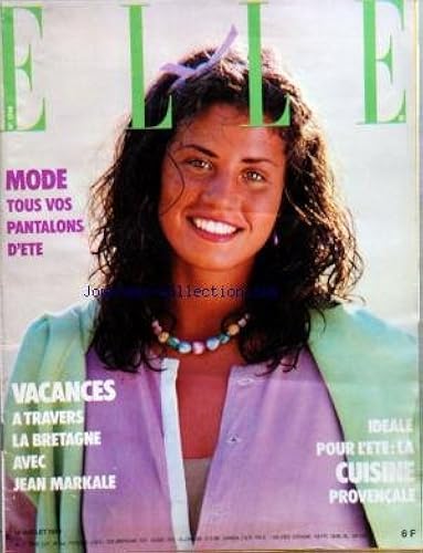 Download ELLE [No 1749] du 16/07/1979 - MODE - LA CUISINE PROVENCALE - VACANCES A TRAVERS LA BRETAGNE AVEC JEAN MARKALE PDF