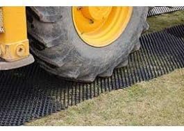 Tenax Trackway 1A060275 Polyethylene Heavy Machinery Ground Protection Net 4 ft. x 6.7 ft.