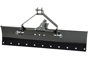 MotoAlliance® Impact Implements Cat 0 Three-Point 52" Rear Grading Scraper Blade for Lawn and Garden Tractors. Great for Grading Driveways, Arenas, Top Soil, Gravel and More.
