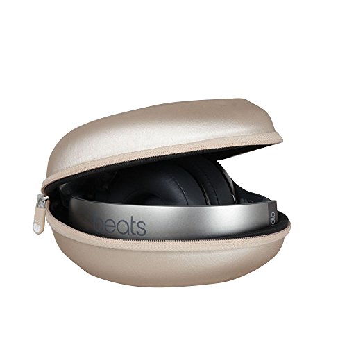 Hermitshell Hard EVA Travel Case Golden Fits Beats Studio /Studio2 / Studio3 Wired/Wireless Over-Ear Headphone
