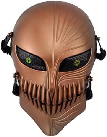 Myheartgoon Death Anime Movies Mask Airsoft Cs Wargame Field Full Head Mask Hunting Biker Ski Protect Gear Mask Guard Horror Masks (Copper)