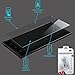 The Smart Choice (Tm) Zte Zmax / Z970 (T-mobile) Screen Protector , Highest Quality Premium Anti-scratch Bubble-free Reduce Fingerprint No Rainbow Washable Screen Protector Easy Install Product