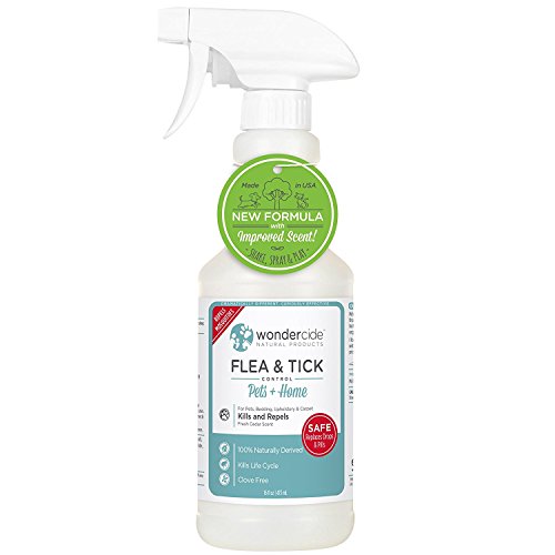 Wondercide Flea and Tick and Mosquito Control Spray for Cats Dogs and Home - Cedar - 4 oz