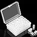Whaline 1000 Pieces Earring Safety Backs Clear Rubber Earring Stoppers Replacement for Beading & Jewellery-Making