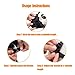 Lepark Nylon Mesh Dog Muzzle with Overhead Strap for Small,Medium and Large Dogs,Anti Biting, Barking and Chewing,Ajustable and Breathable(M,Black)