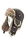 FUR WINTER Taslon Faux Fur Aviator Ski Trapper Trooper Pilot Hat
