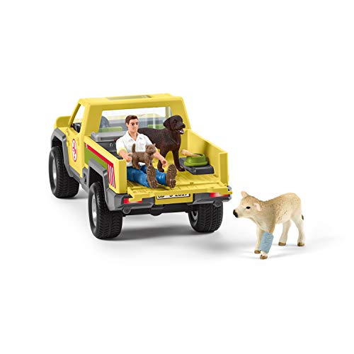schleich 42503 Tierarztbesuch auf dem Bauernhof, ab 3 Jahren, FARM WORLD - Spielset, 12 Teile – Bild 7