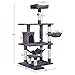 Yaheetech 63.5in Multi-Level Cat Tree Tower Condo with Scratching Posts, Platform & Hammock, Cat Activity Center Play Furniture for Kittens, Cats, and Pets