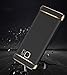 Sophili 3 in 1 Hard Case for Samsung Galaxy Note 5 Anti-Scratch Shockproof Electroplate Cover Snap on Protective Case - Black