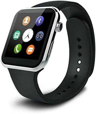 2015 New Smartwatch A9 Bluetooth Smart Watch for Apple Iphone &amp; Samsung Android Phone Relogio Inteligente Reloj Smartphone Watch (silver)