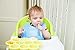 Waterproof Silicone Bib (Set of 2), Silicone Baby Food Freezer Tray with Clip-on Lid, Gum-Friendly First Stage Soft Tip Silicone Feeding Spoons for Babies (Set of 2), BPA Free, Great Baby Food Bundle