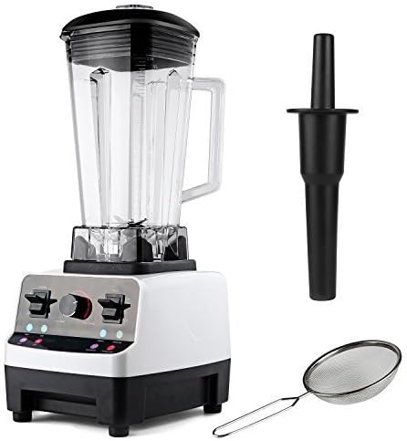 Professional Blender WOQI Commercial Smoothie 1200W &amp; 28000R/Min High Speed Power Food Processor Mixer Blender with 68 oz BPA-Free Plastic Jar for Vegetable Fruit Ice Shakes