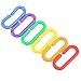 Bird Hooks Chain ,100pcs/lot Plastic C-clips Hooks Chain C-links Sugar Glider Rat Parrot Toy Bird Toys Stairs Pet Products for Parrots Parakeets(1.57 X 0.47inch)