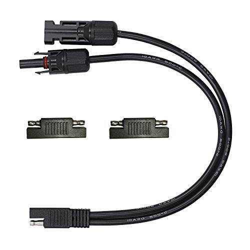 Solar Panel Connectors 10AWG Compatible with MC4 Connecter to SAE