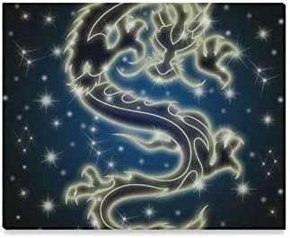 Amazon Com Enevotx Wall Art Painting Celestial Chinese Dragon In The Night Sky Pattern Prints On Canvas The Picture Landscape Pictures Oil For Home Modern Decoration Print Decor For Living Room Posters
