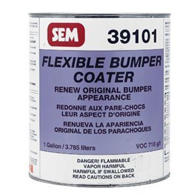SEM 39101 Black Original Flexible Bumper Coater Aerosol - 1 Gallon
