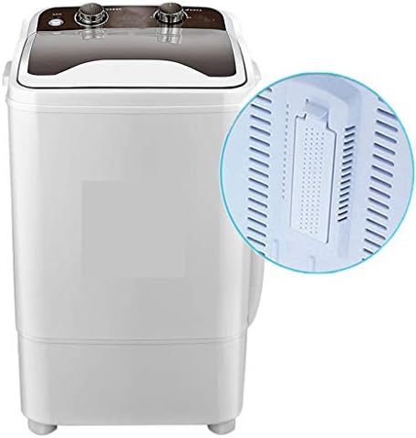 Small Compact Washing Machine - Large-Capacity Single-Barrel Semi-Automatic Disinfection and Elution Integrated Mini Washing Machine（Blue, Black）