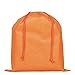 2 Pieces Dust Bags for Handbags Non-Woven Breathable Drawstring Pouch (Orange)