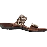 Vionic with Orthaheel Technology Womens Samoa Slide Sandal Bronze Size 9