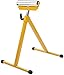 TUFFIOM Roller Stand, Folding Material Support Pedestal Height Adjustable Portable, 132lbs Weight Capacity, Work with Table Miter Saws for Log Timber Firewood