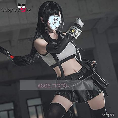 Amazon Agos ファイナルファンタジーvii Ff7 Tifa ティファ コスプレ衣装 靴 ウィッグ 追加可 コスプレ 仮装 通販