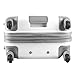 Olympia U.S.A. Denmark Expandable Hardcase Suitcase with Spinner Wheels, Available in 3-Piece Luggage Set and Carry-On Size, White