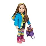 Maplelea's Mixed Bag Outfit (Jacket and Backpack) for 18 Inch Dolls