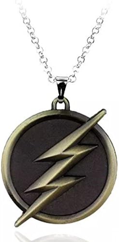 The FLASH Bronze Patina Finish Pendant Necklace