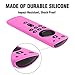 ACEIken Cover/Case for Fire TV Stick 4K / Fire TV Cube/Fire TV (3rd Gen) Compatible with All-New 2nd Gen Alexa Voice Remote Control (Pink)