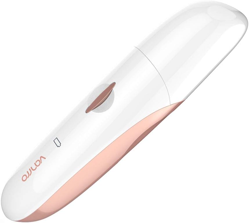 Electric Nail Clipper Kit 3D Trimming Blades Technology 360 Degree Grinding Clipper System Rechargeable Nail Trimmer Best Gift for Adults Baby The Elderly Children(Rose Gold)