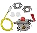 MOTOKU 545081857 Carburetor for Poulan VS-2 BVM200FE Gas Leaf Blower Weedeater trimmer