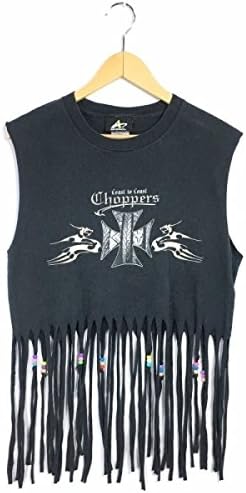 Amazon ウィゴー レディース Wego リメイクフリンジtシャツ リメイク サイズ表記 L ブラック L Tシャツ カットソー 通販