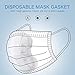ASKCUT 10 Pcs Disposable Activated Carbon Filter for N95 Face Mask, 3 Layers Breathable Protective Filter for PM2.5 Mouth Mask for Men Women with Filter Slot