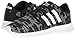 adidas NEO Women's Cloudfoam Qt Racer w Running Shoe, Black/White/Black, 9 M US