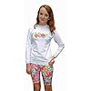 Sun-Emporium-Girls-Long-Sleeve-UV-Sun-Protective-Rash-Guard-Swim-Shirt-and-Shorts-2-piece-Set-UPFSPF-Protection